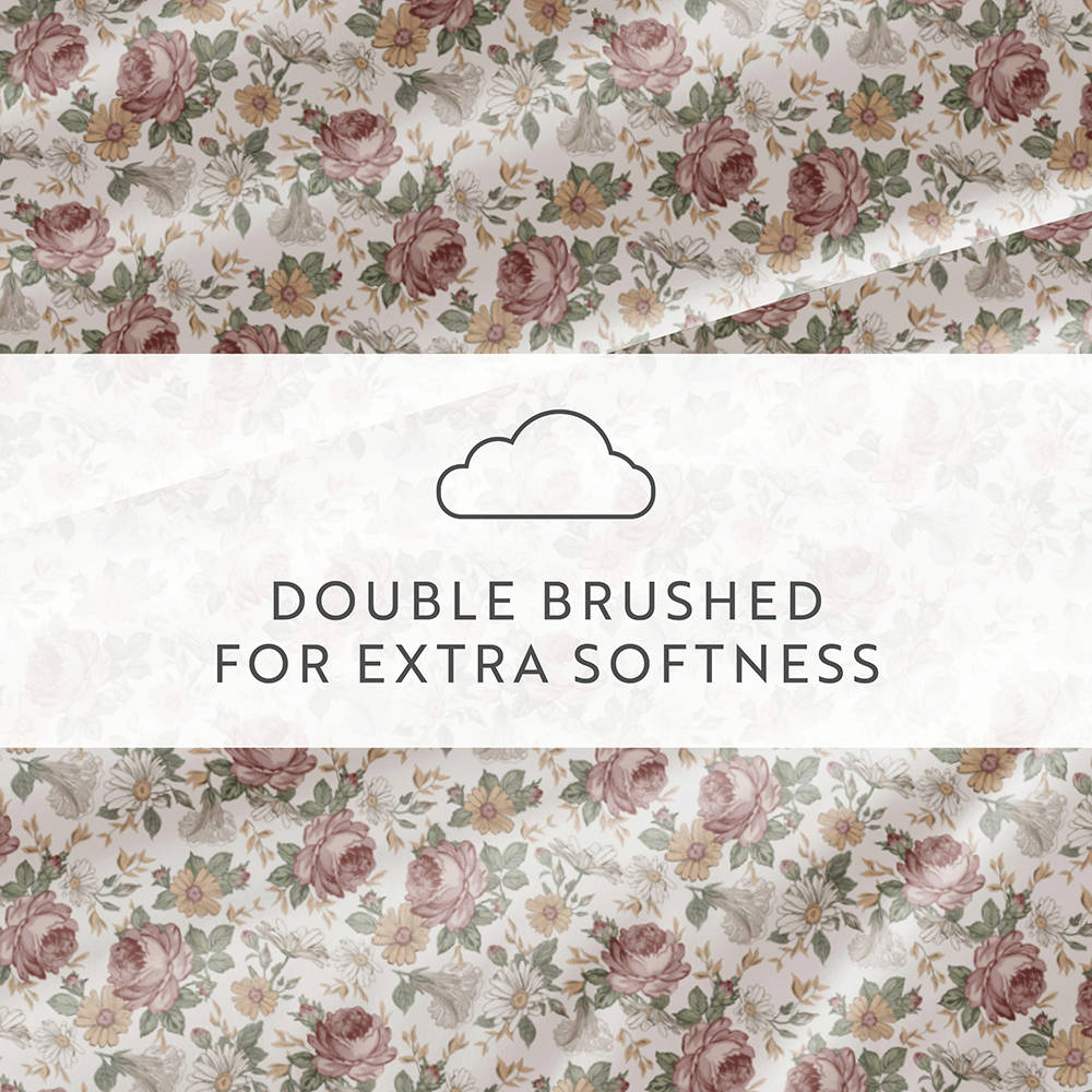 Blooming Floral 4-Piece Pattern Sheet Set (Sale) - Linens And Hutch