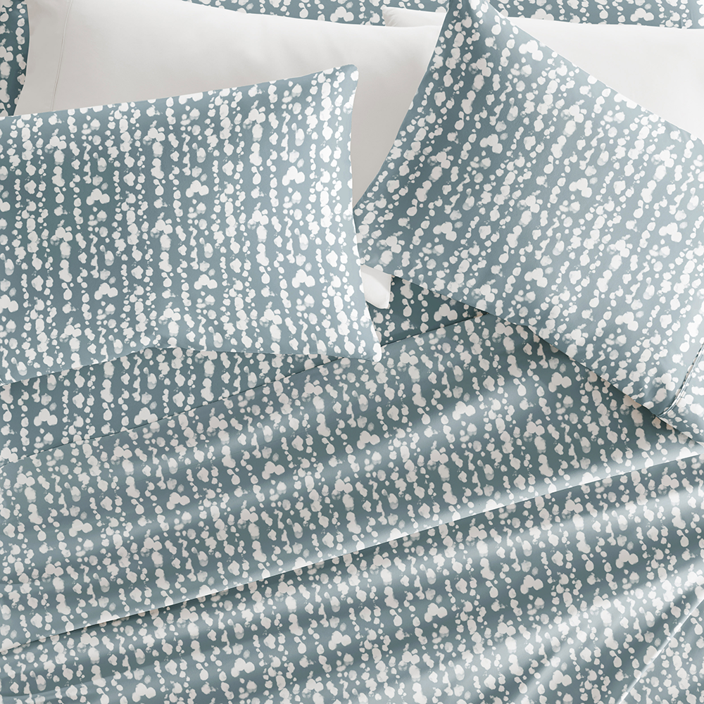 Cloud Burst 4-Piece Pattern Sheet Set (Sale) - Linens And Hutch