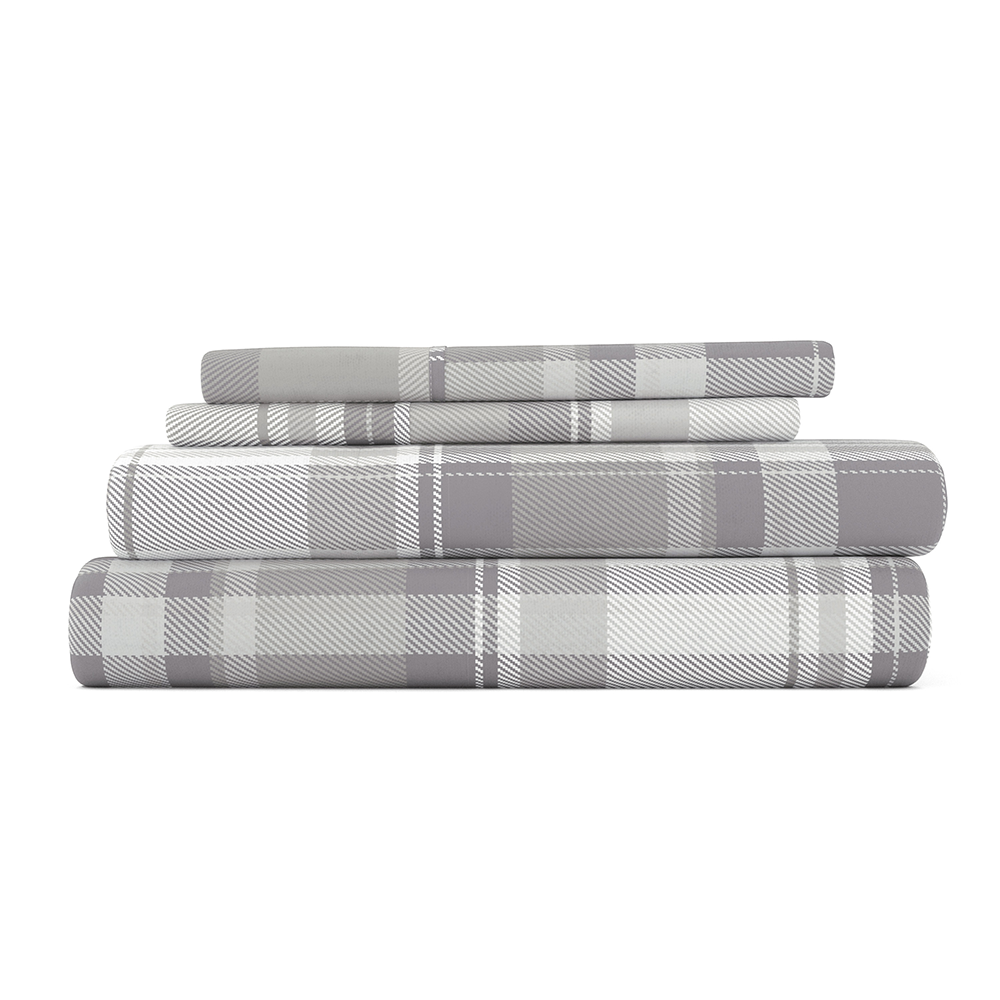 Plaid 4-Piece Flannel Sheet Set (Sale) - Linens And Hutch