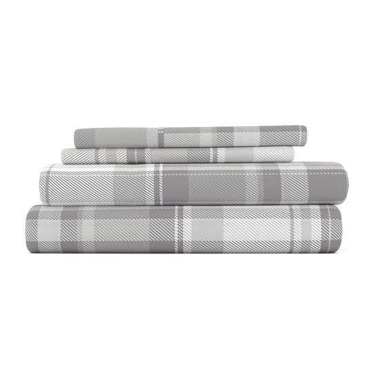 Plaid 4-Piece Flannel Sheet Set (Sale) - Linens And Hutch