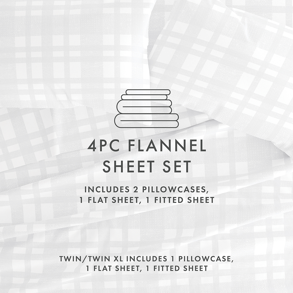 Woven 4-Piece Flannel Sheet Set (Sale) - Linens And Hutch