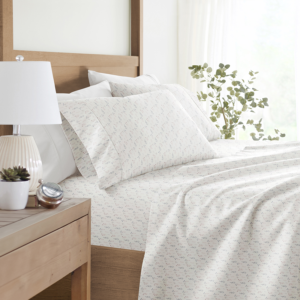 Painted Meadow 4-Piece Pattern Sheet Set (Sale) - Linens And Hutch