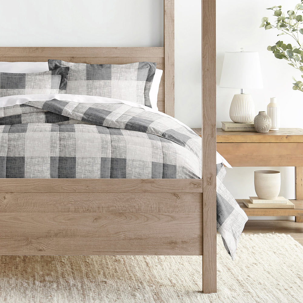 Gingham Down-Alternative Comforter Set (Sale) - Linens And Hutch