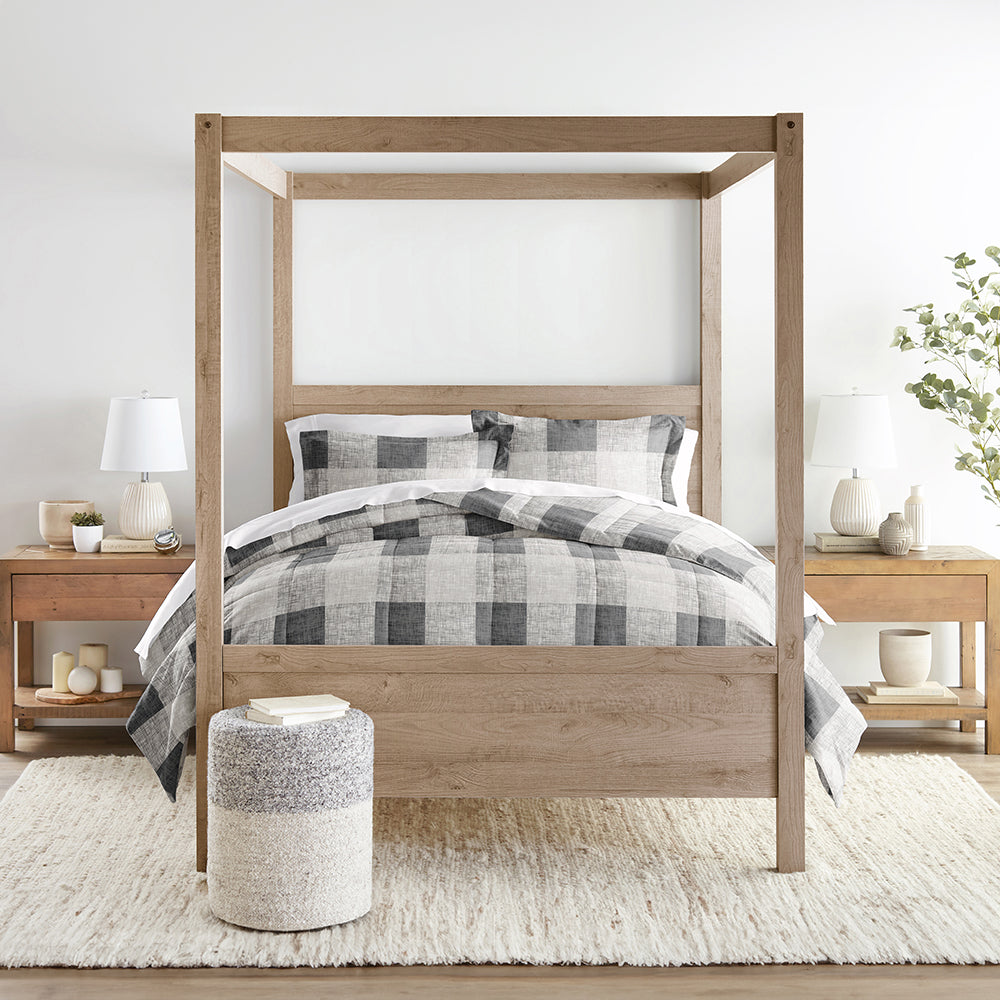 Gingham Down-Alternative Comforter Set (Sale) - Linens And Hutch