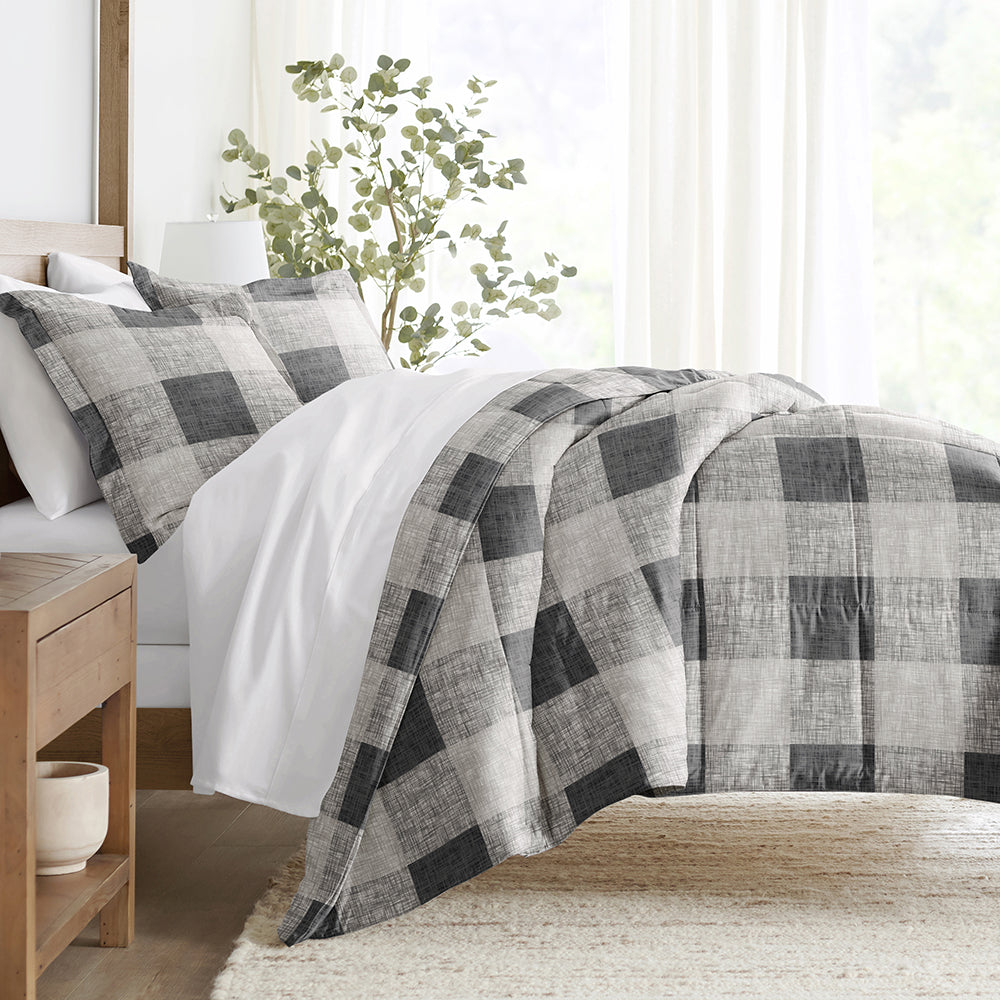 Gingham Down-Alternative Comforter Set (Sale) - Linens And Hutch