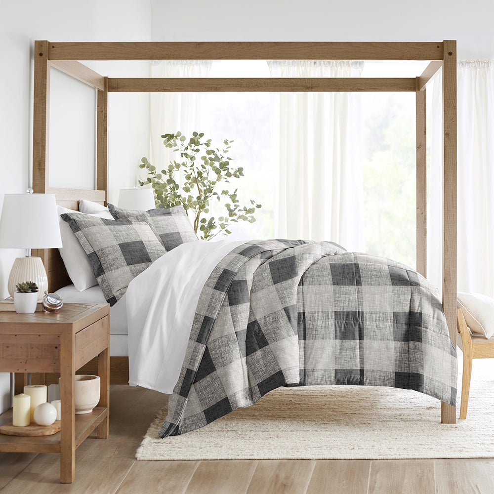 Gingham Down-Alternative Comforter Set (Sale) - Linens And Hutch