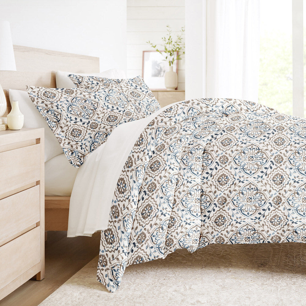 Oasis Pattern 3-Piece Duvet Cover Set (Sale) - Linens And Hutch
