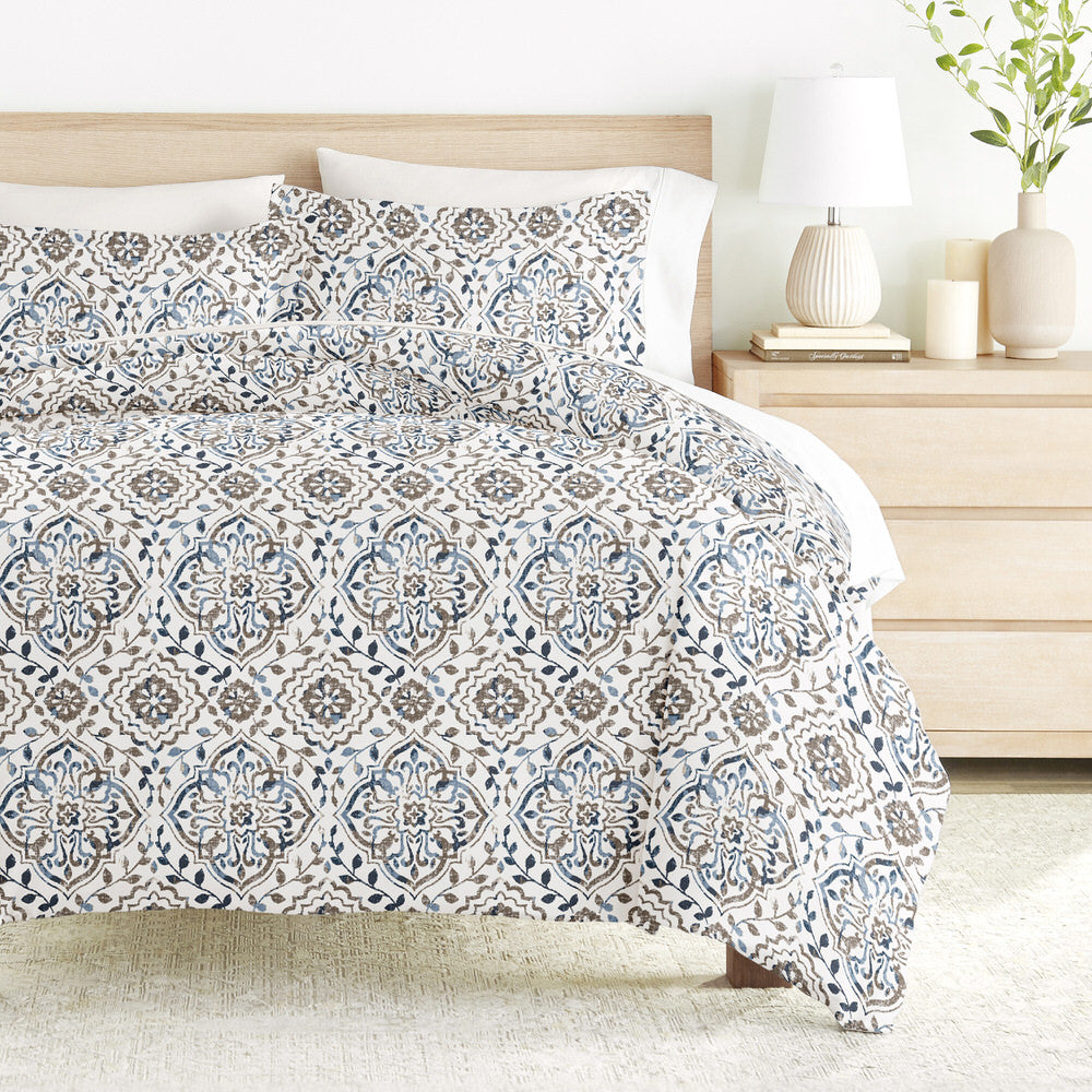 Oasis Pattern 3-Piece Duvet Cover Set (Sale) - Linens And Hutch
