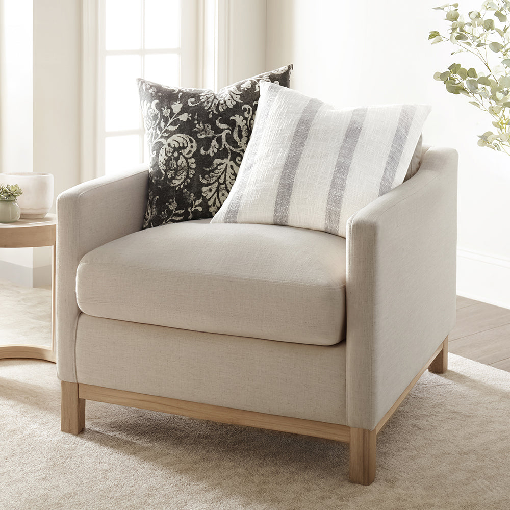 Yarn-Dyed Awning Stripe Décor Throw Pillow (Sale) - Linens And Hutch