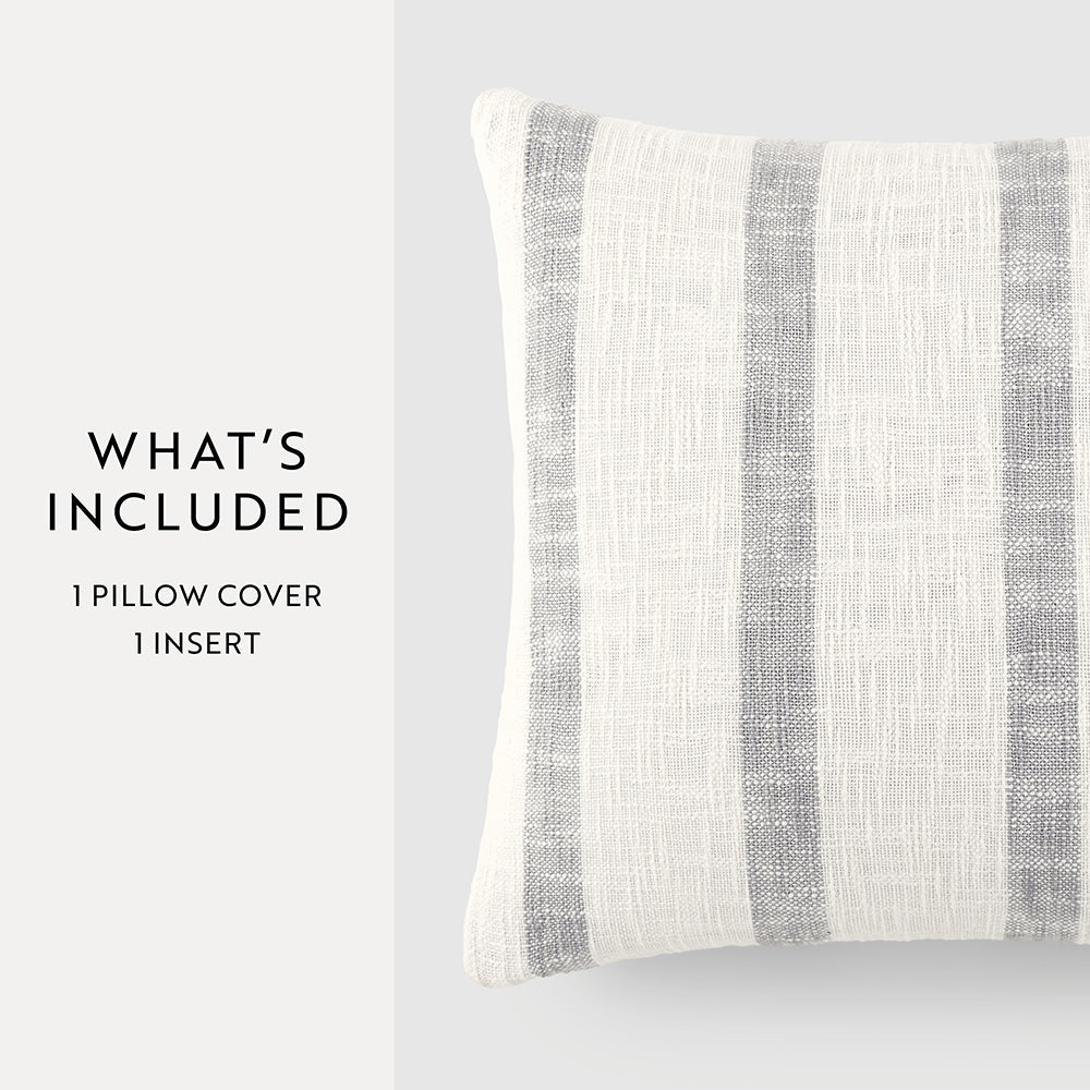 Yarn-Dyed Awning Stripe Décor Throw Pillow (Sale) - Linens And Hutch