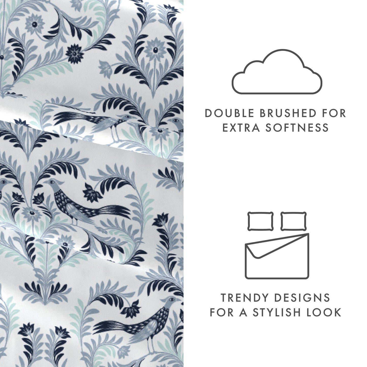 Garden Estate Pattern 4-Piece Sheet Set (Sale) - Linens And Hutch