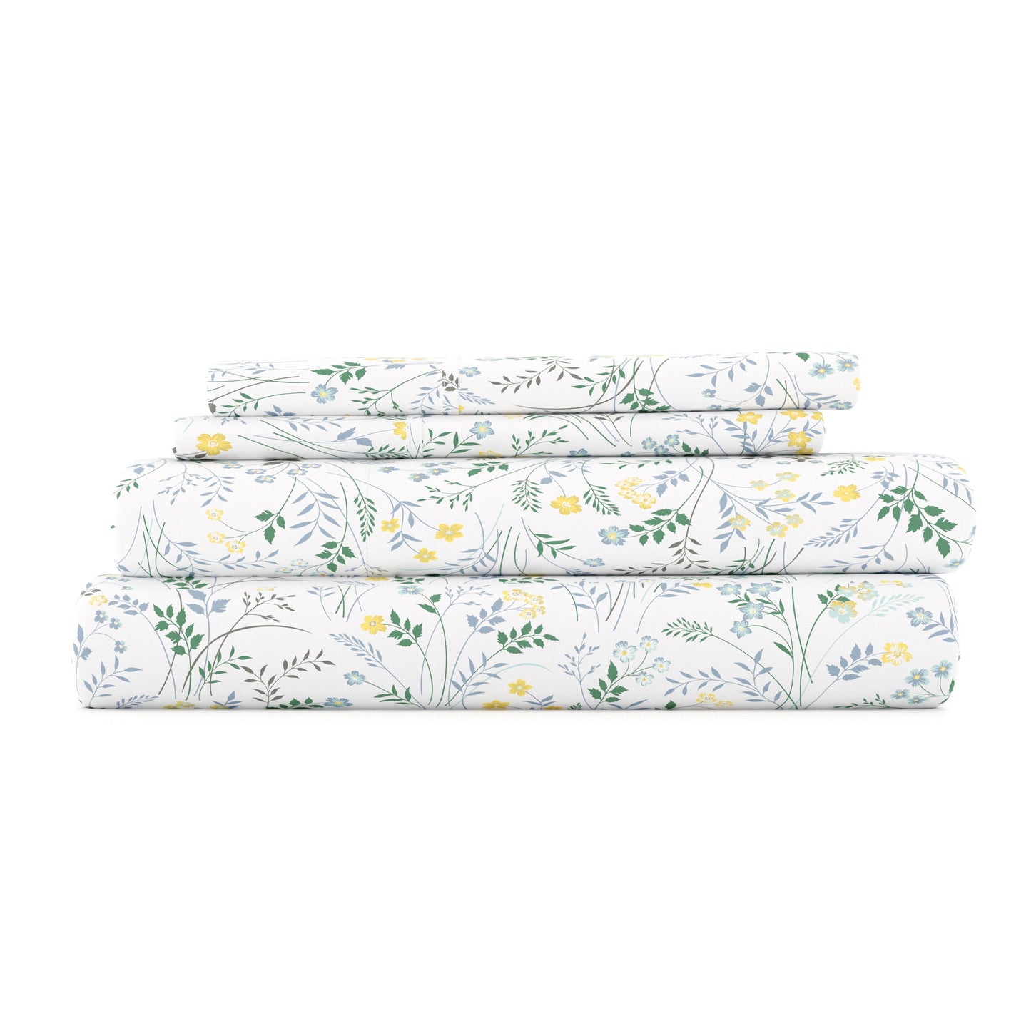 Wildflower Pattern 4-Piece Sheet Set (Sale) - Linens And Hutch