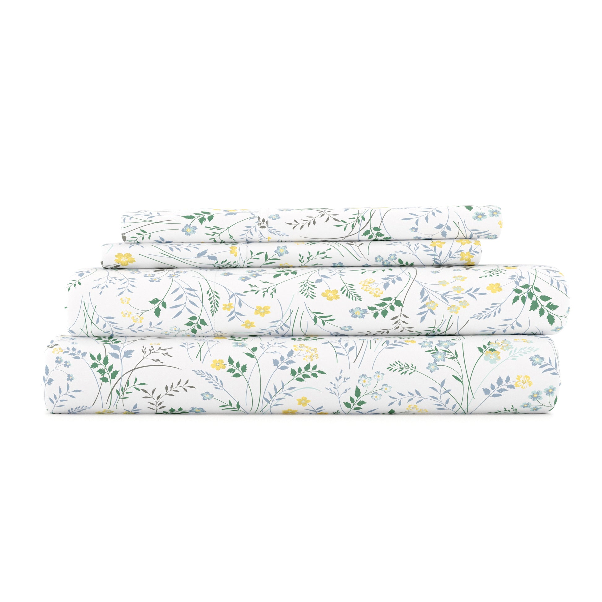 Wildflower Pattern 4-Piece Sheet Set (Sale) - Linens And Hutch