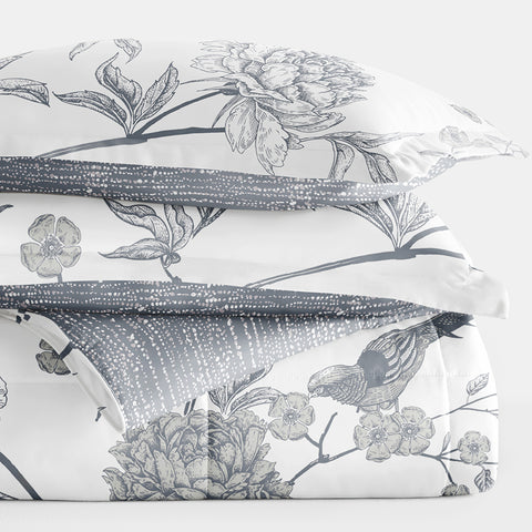 Molly Botanicals Reversible Down-Alternative Comforter Set