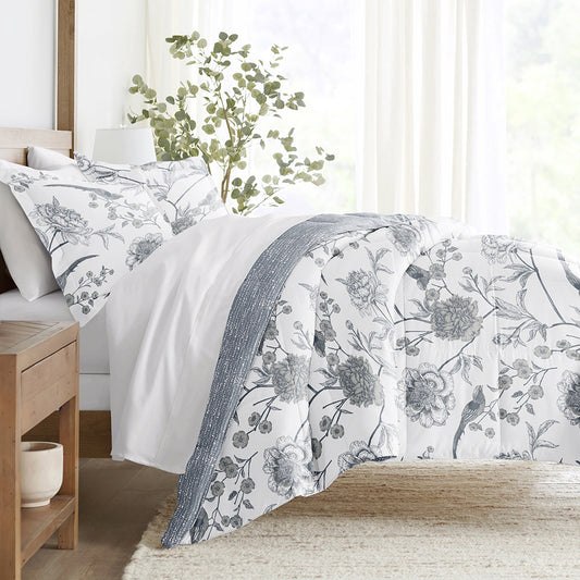 Molly Botanicals Reversible Down-Alternative Comforter Set (Sale) - Linens And Hutch
