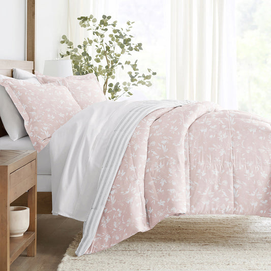 Pressed Flowers Reversible Down-Alternative Comforter Set (Sale) - Linens And Hutch