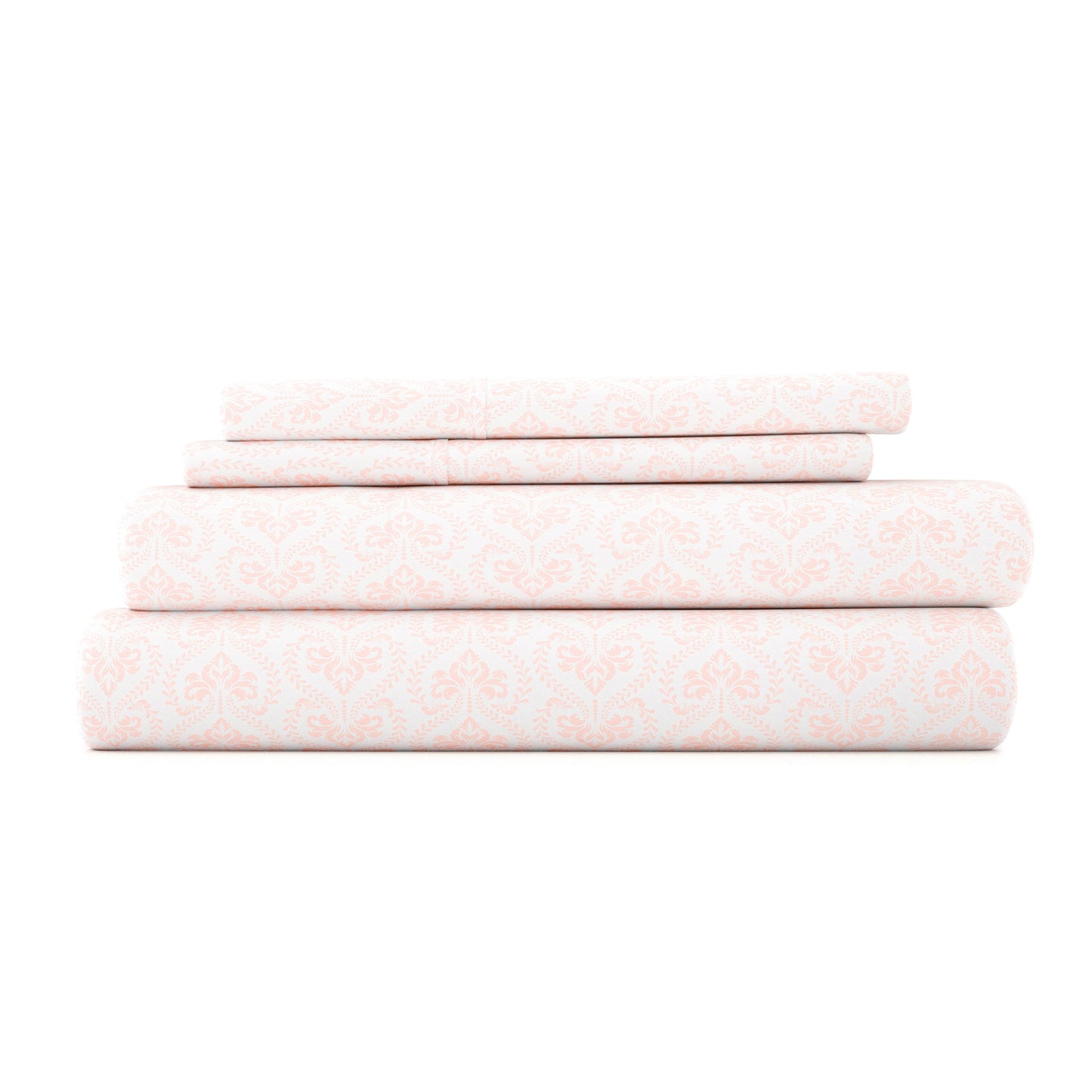 Classic in Pink Pattern 4-Piece Sheet Set - Sale - Linens And Hutch