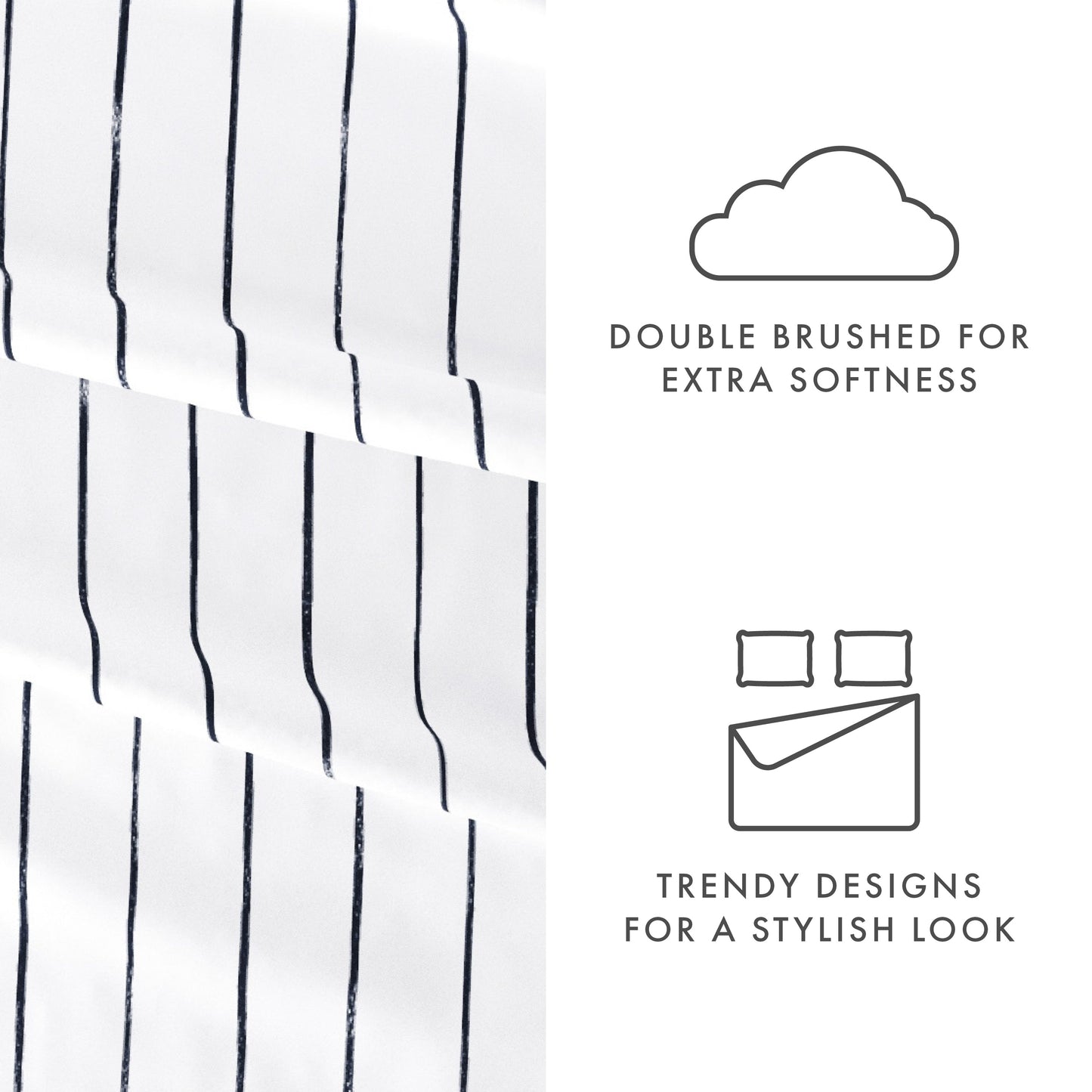 Distressed Field Stripe Pattern 4-Piece Sheet Set - Sale - Linens And Hutch