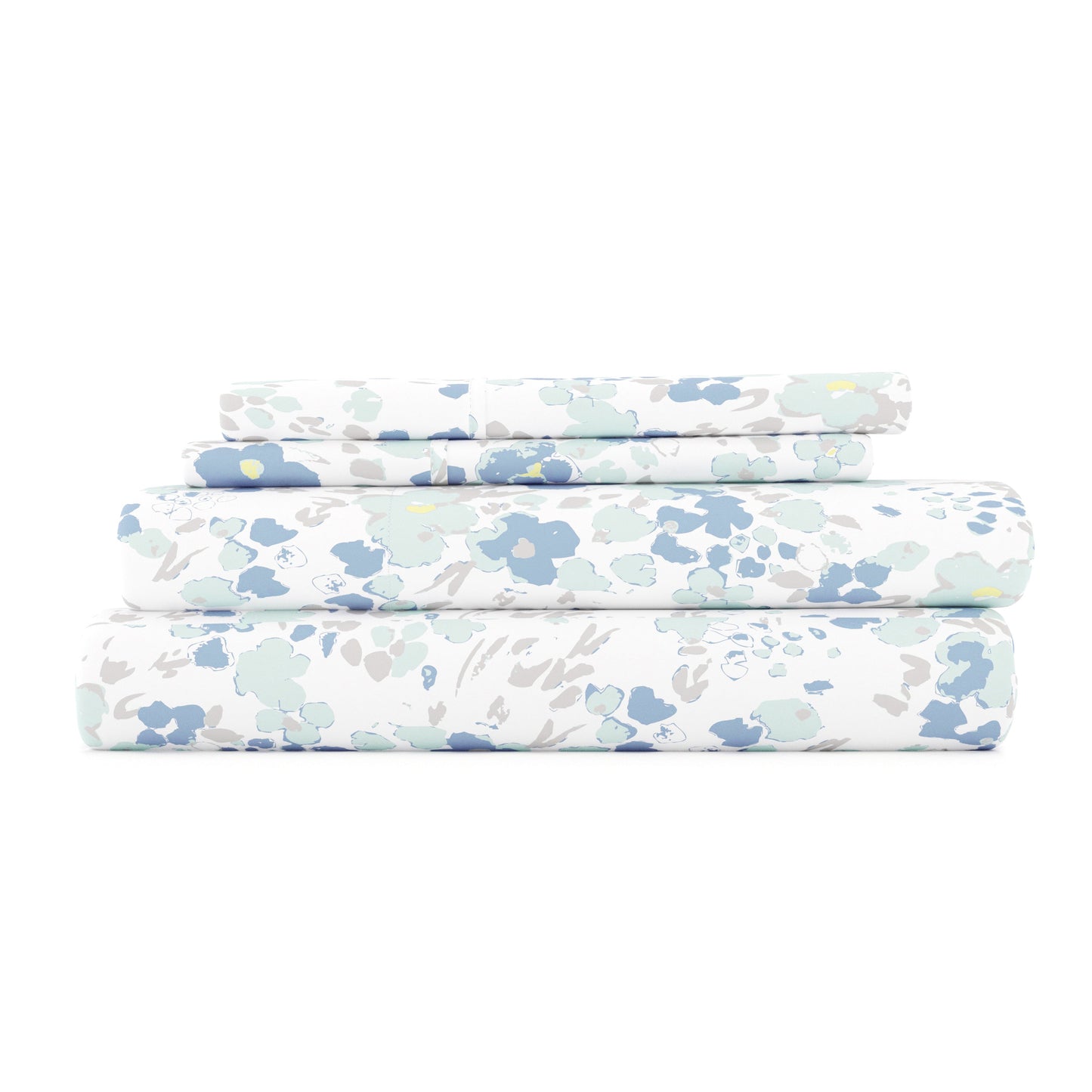 Violets Pattern 4-Piece Sheet Set - Sale - Linens And Hutch