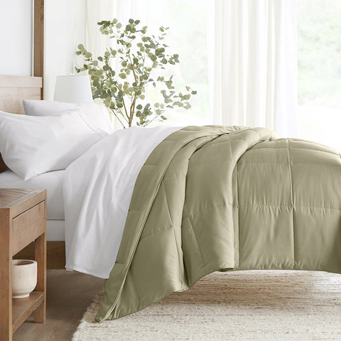 Sage, Solid Down-Alternative Comforter