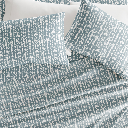 Cloud Burst 4-Piece Pattern Sheet Set (Sale) - Linens And Hutch