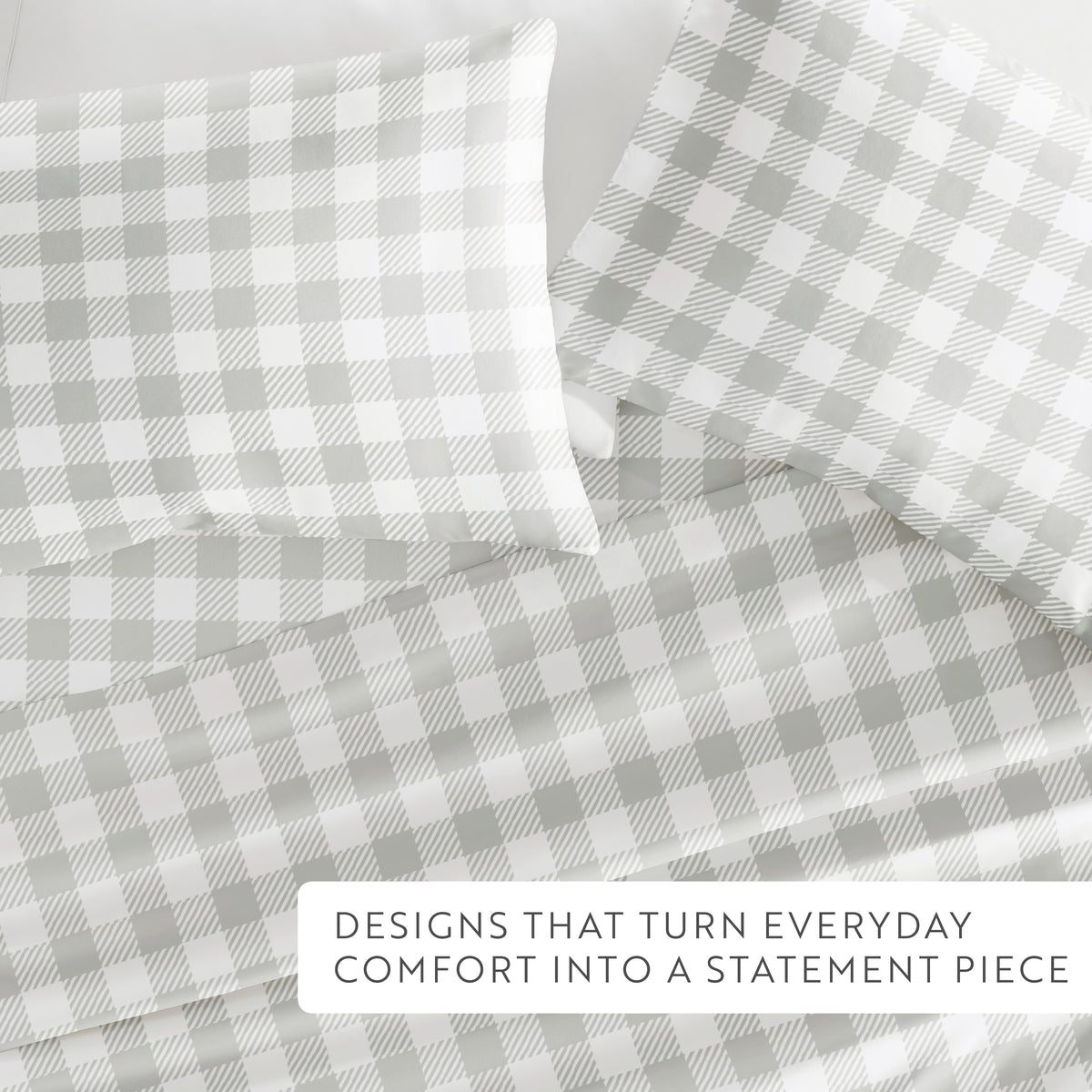 Country Plaid Pattern 4-Piece Sheet Set
