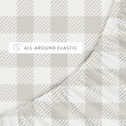 Country Plaid Pattern 4-Piece Sheet Set
