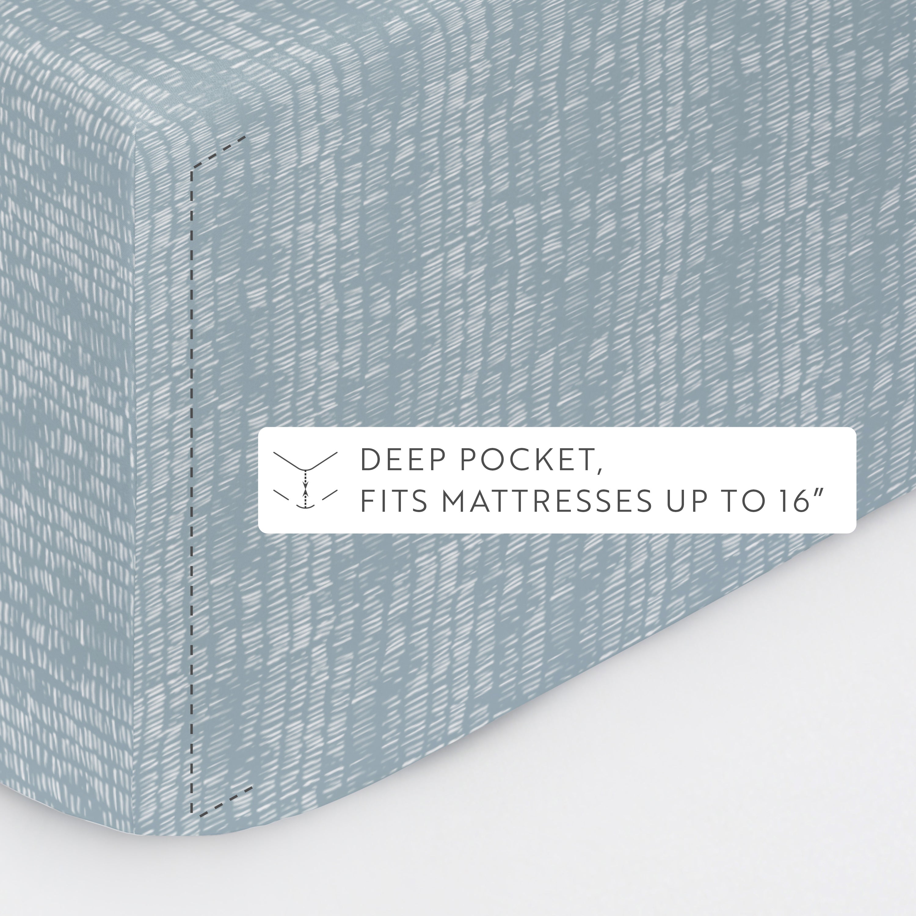 Dashed Lines 4-Piece Pattern Sheet Set – Linens And Hutch