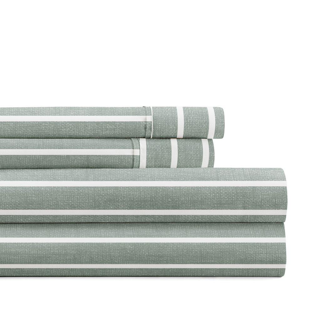Striped Pattern Sheet Set Buy Distressed Awning Stripe 4-Piece Pattern Sheet Set | LINENS & HUTCH
