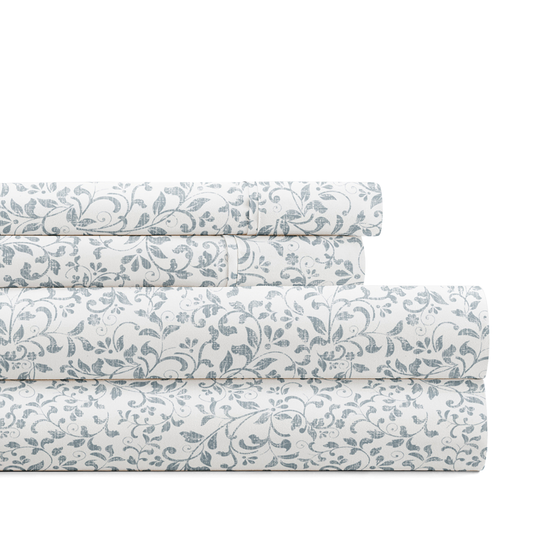 Distressed Vine 4-Piece Pattern Sheet Set - Sale - Linens And Hutch