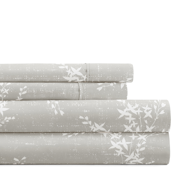 Distressed Willow 4-Piece Pattern Sheet Set – Linens And Hutch