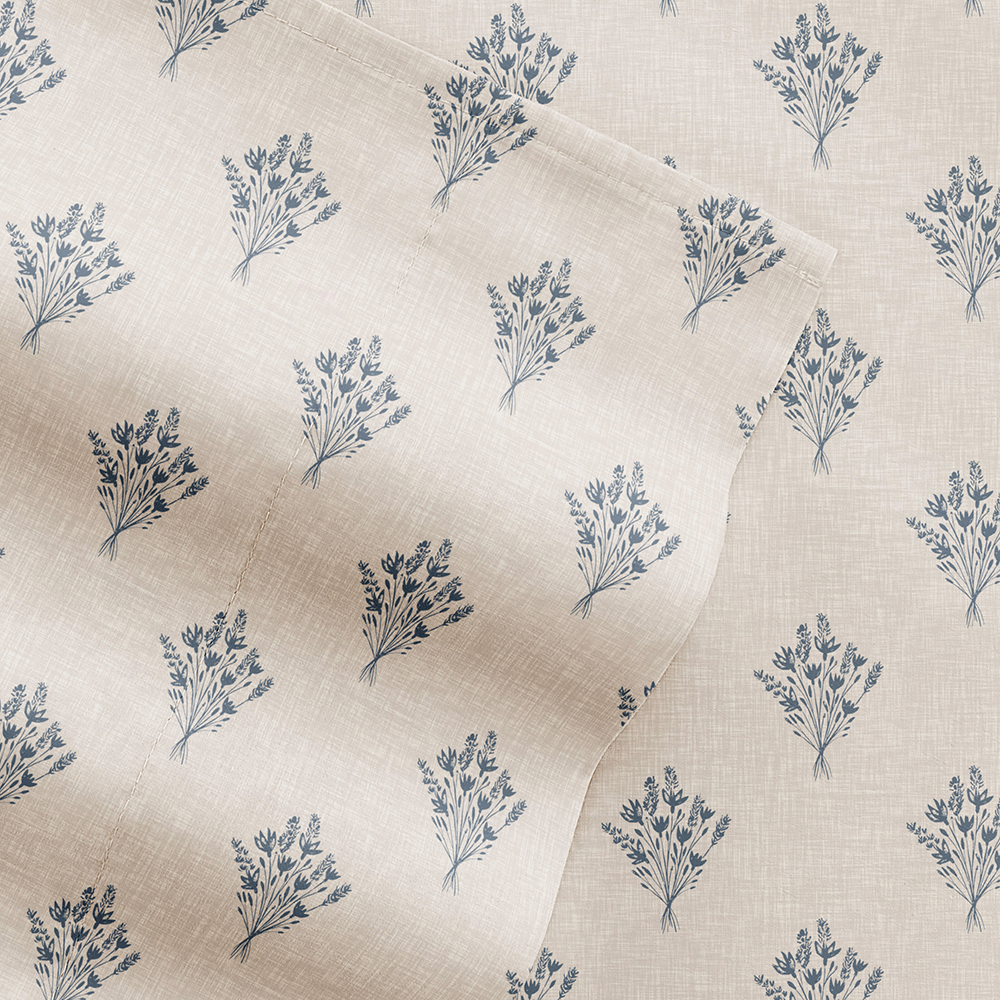 Floral Bouquet 4-Piece Pattern Sheet Set (Sale) - Linens And Hutch