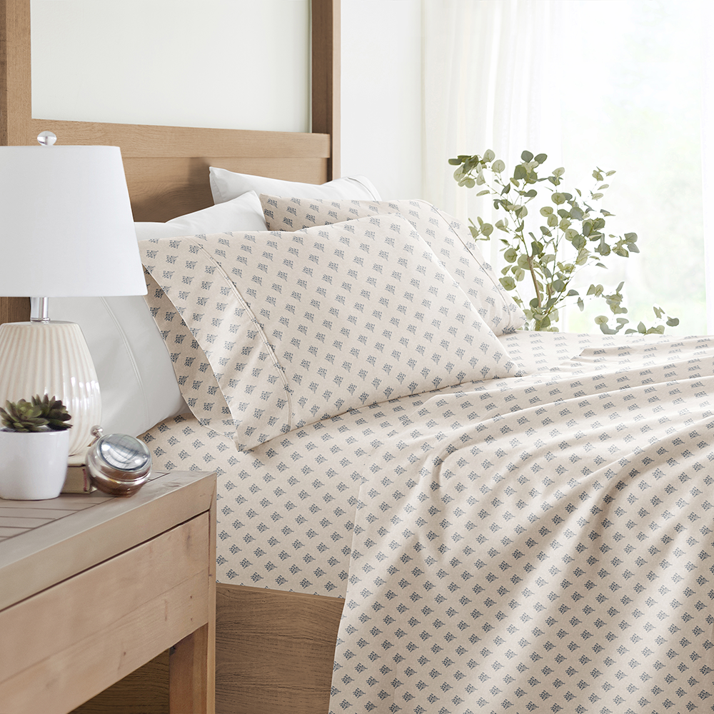 Floral Bouquet 4-Piece Pattern Sheet Set (Sale) - Linens And Hutch