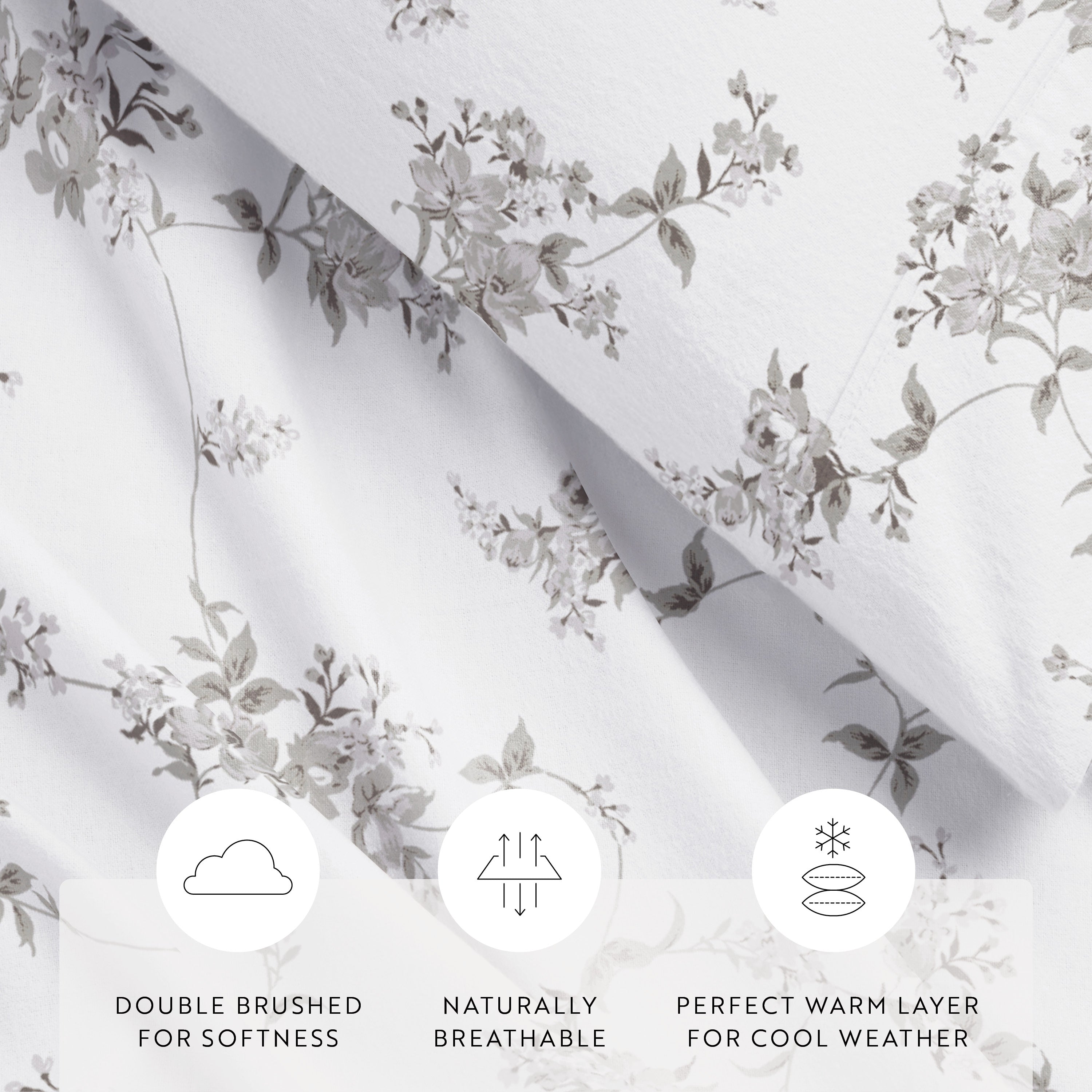 Linens & Hutch Sylvan Flannel Sheet Set - Thumbnail 3