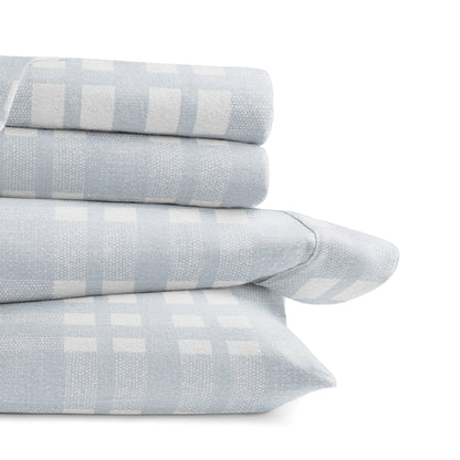 Woven 4-Piece Flannel Sheet Set