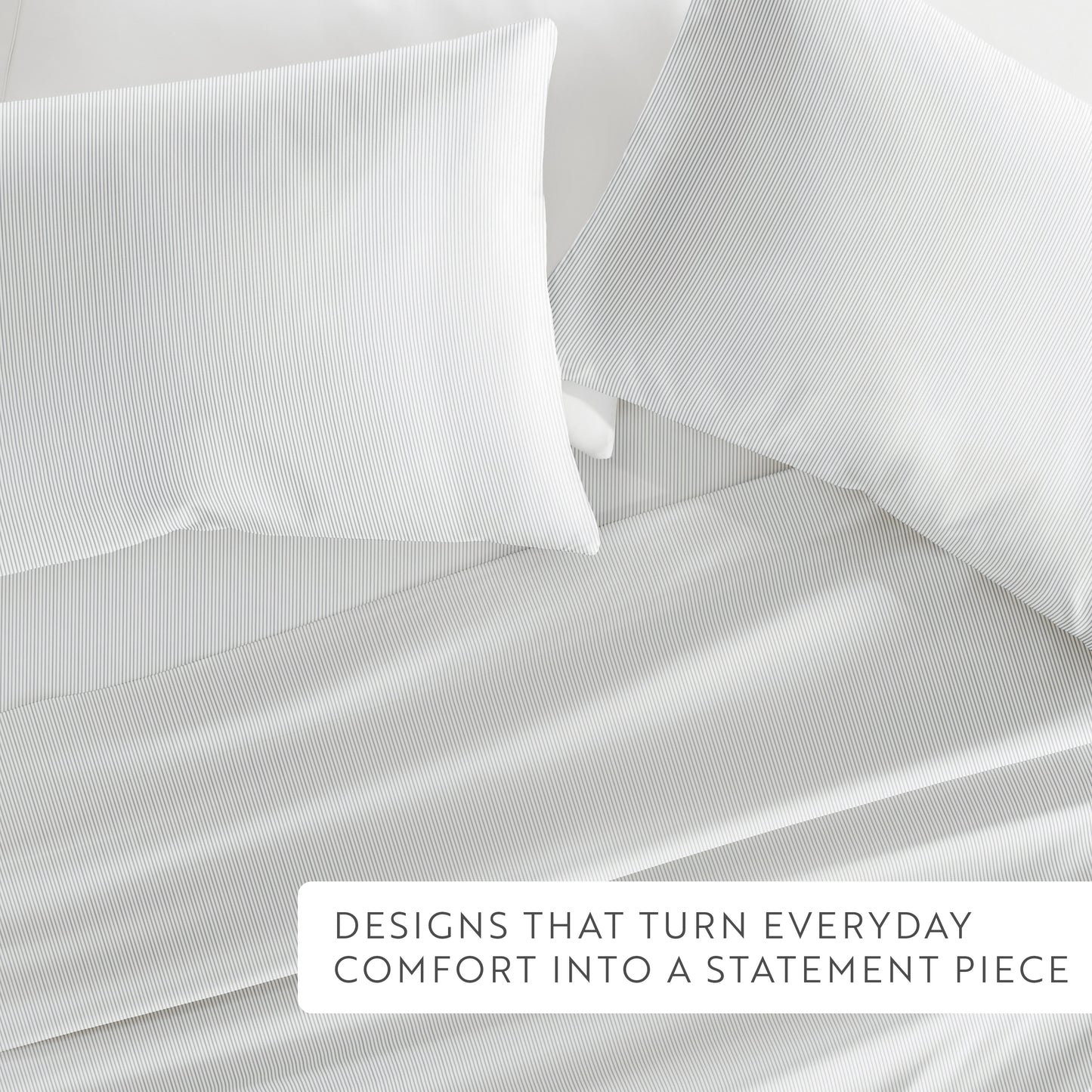 Pinstriped Pattern 4-Piece Sheet Set