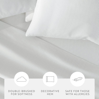 Pinstriped Pattern 4-Piece Sheet Set