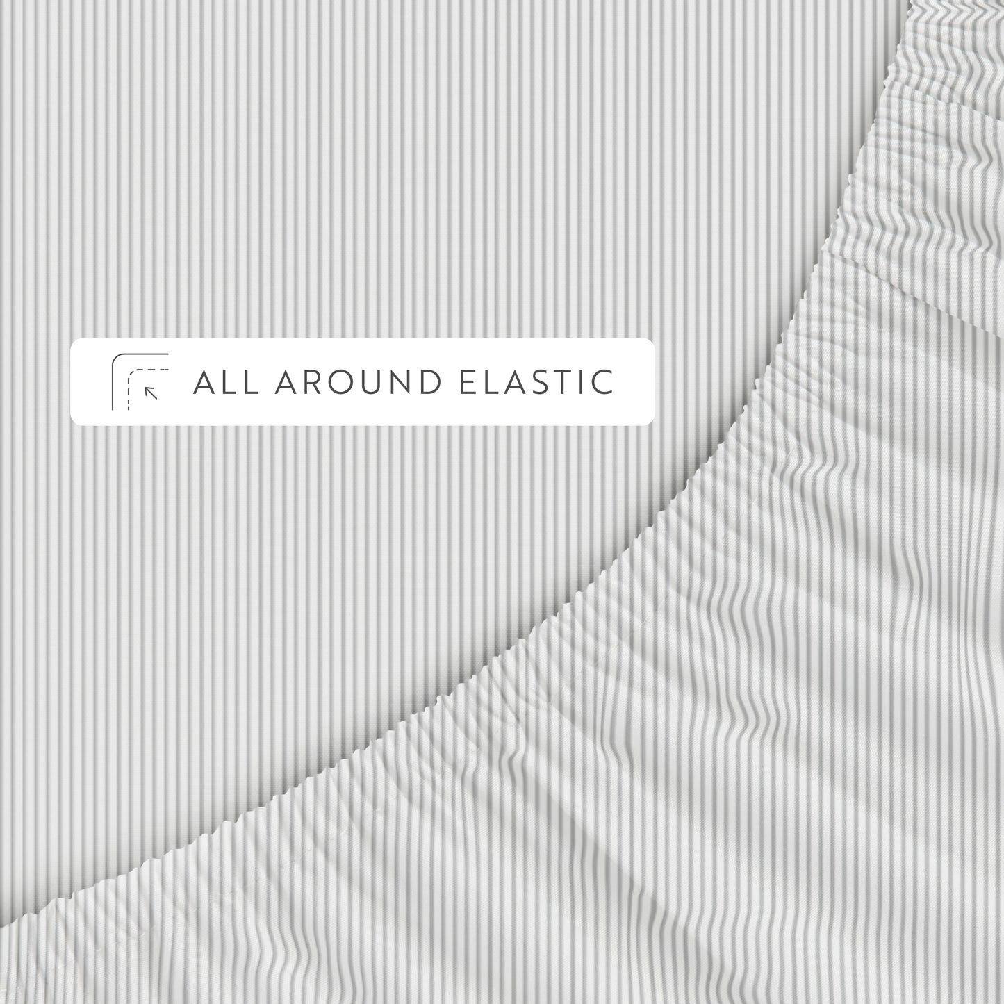 Pinstriped Pattern 4-Piece Sheet Set