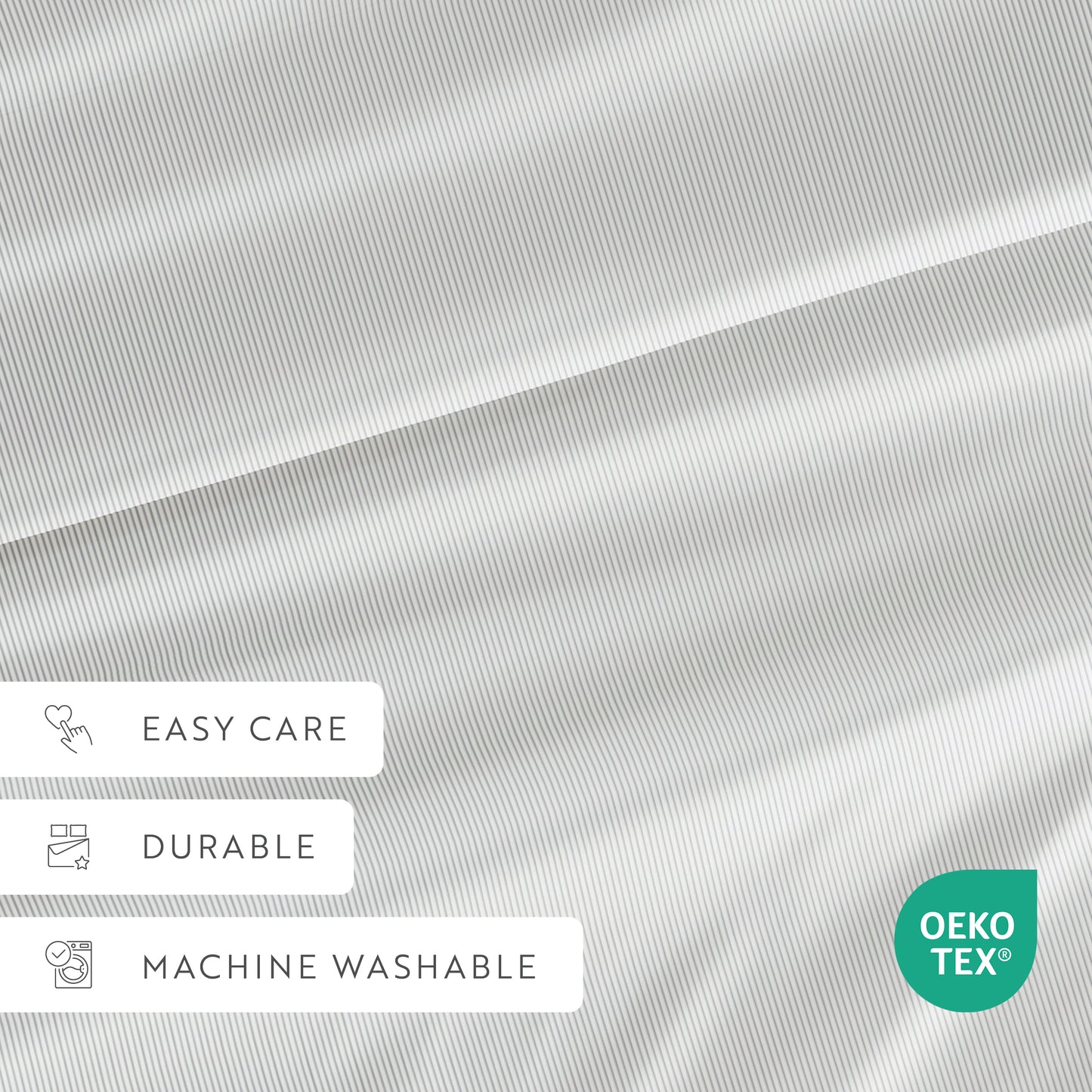 Pinstriped Pattern 4-Piece Sheet Set