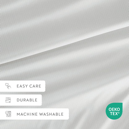 Pinstriped Pattern 4-Piece Sheet Set