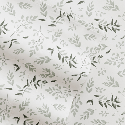 Tossed Foliage 4-Piece Pattern Sheet Set - Sale - Linens And Hutch