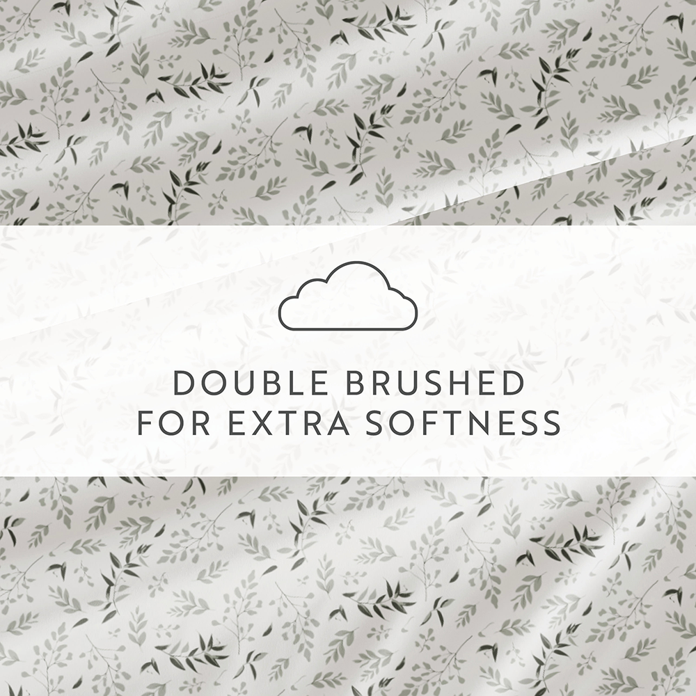 Tossed Foliage 4-Piece Pattern Sheet Set - Sale - Linens And Hutch