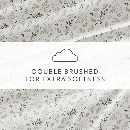 Tossed Foliage 4-Piece Pattern Sheet Set - Sale - Linens And Hutch