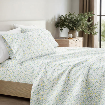 Wildflower Pattern 4-Piece Sheet Set