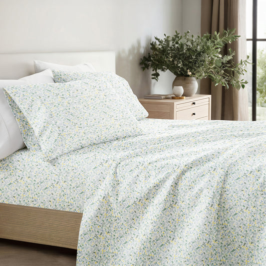 Wildflower Pattern 4-Piece Sheet Set