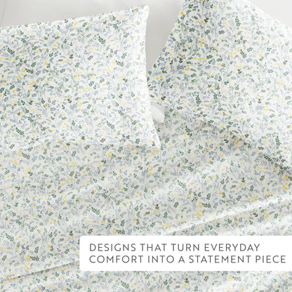 Wildflower Pattern 4-Piece Sheet Set