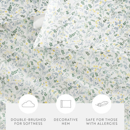 Wildflower Pattern 4-Piece Sheet Set