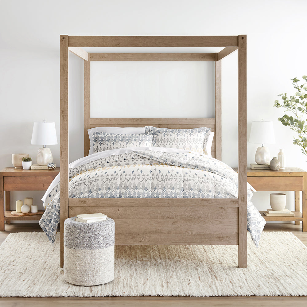 Mayan Stamp Down-Alternative Comforter Set (Sale) - Linens And Hutch
