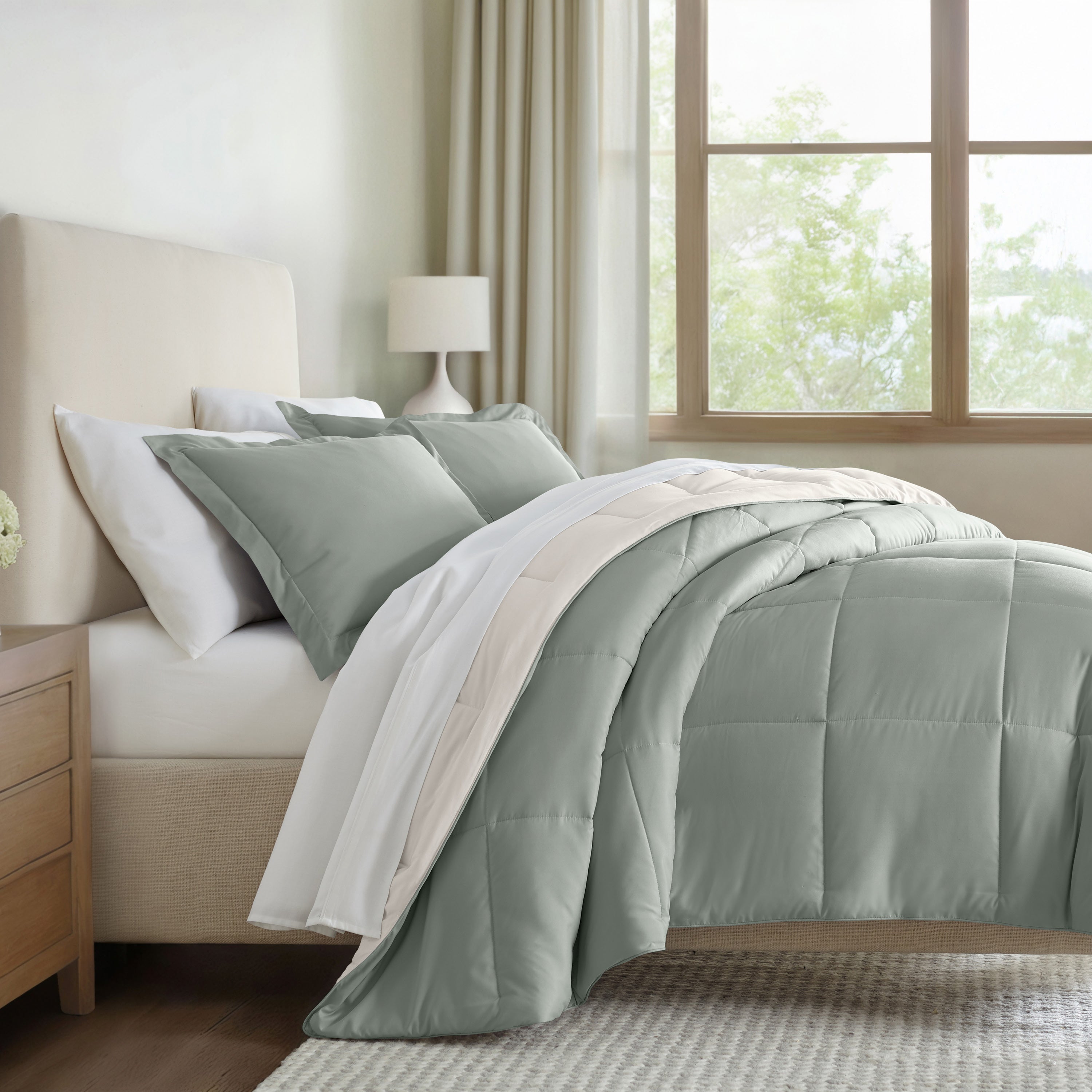 Reversible Down Alternative Comforter Set | Linens & Hutch