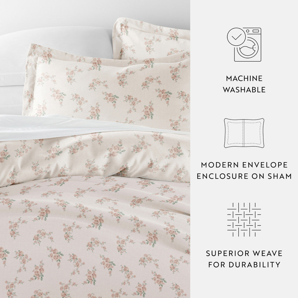 Apricot Pattern 3-Piece Duvet Cover Set (Sale) - Linens And Hutch